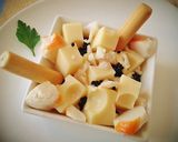 Foto del paso 7 de la receta Tapa con tacos de emmental y surimi de cangrejo