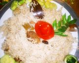 A picture of step 7 of Beef pulao.