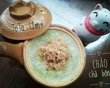 Hình bước làm 6 của món Cháo tôm măng tây bông cải xanh cho bé 12m+