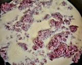 A picture of step 2 of Purple Yam Halwa.
