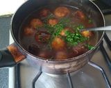 A picture of step 6 of Veg Manchurian.