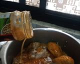A picture of step 4 of Instant achari sauce chicken 😋😋.