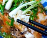Hình bước làm 5 của món Cá nhồi thịt hấp