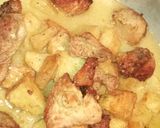 صورة لخطوة 4 من وصفة بطاطا ودجاج بالموطارد 🤩😘😋