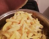 A picture of step 5 of Pork masala fries.