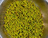 A picture of step 1 of Moong bean fry.