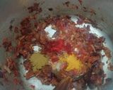 A picture of step 6 of Aloo Palak Puri with Chana Masala jhor.