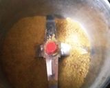A picture of step 2 of Aata dry fruits pinni.