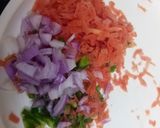A picture of step 2 of Curd Veggies Sandwich.