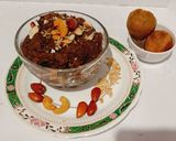 A picture of step 6 of Chikoo Halwa.