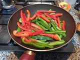 Ternera con pimientos