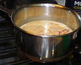 A picture of step 4 of Kheer/payasam with Quinoa, condensed milk and jaggery.