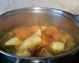 A picture of step 7 of Warm, sweet and spicy roasted veggie soup.