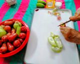 A picture of step 1 of Jamrul Juice (Rose-Apple Juice).