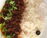 A picture of step 3 of Rajma chawal.