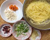 รูปขั้นตอนการทำที่ 2 ของ มันฝรั่งผัดไข่เค็ม
