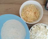 Baconos, sajtos, füstölt sajtos rúd recept fázis 2 fotója