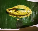 A picture of step 5 of Ilish paturi.
