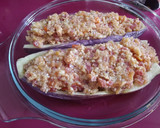 Foto del paso 4 de la receta: Berenjena rellena al microondas