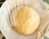 A picture of step 1 of Grissini made with water.