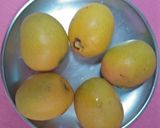 A picture of step 1 of Ghotaa Aambat (NKGSB Style Sweet And Sour Mango Curry).