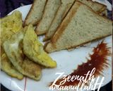 A picture of step 3 of Toaster Egg Sandwiches.