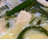 Foto langkah ke 4 dari resep Sayur tengah bulan tempe santen (jangan Lombok ijo khas gunung kidul).