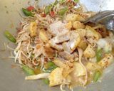 Foto langkah ke 7 dari resep Tumis Tauge Jamur Kentang Kuah Pedas.