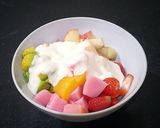 Foto langkah ke 4 dari resep Fruit Salad creamy sauce.