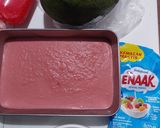 Foto langkah ke 3 dari resep Es Goyobod Red Velvet.