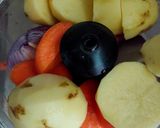 Gambar langkah 1 resipi Cucur Kentang Gluten Free.
