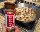 A picture of step 2 of Pepper and salt night market chestnut mushroom 🍄.