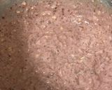 Une image de l'étape 4 de Financier aux amandes concassées et purée de fraises.