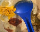A picture of step 5 of Hare chane ki sabji.