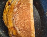Sonkás, sajtos, tojásos tortilla recept fázis 5 fotója