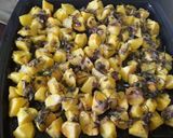 A picture of step 3 of Butter-Grilled IrishPotatoes with rosemaryleaves#authormarathon#.
