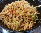 A picture of step 9 of Spiral pasta.