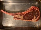 Tomahawk cocción lenta a la parrilla