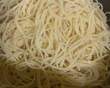 A picture of step 9 of Chilli Chicken Spaghetti.
