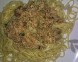 Foto del paso 2 de la receta: Pasta con salsa de pescado envasado