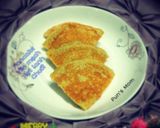 Hình bước làm 1 của món Pancake yến mạch- chuối - hạt lanh