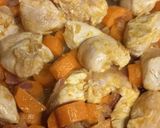 Une image de l'étape 8 de Mijoté de poulet aux pois chiches à l'oriental.