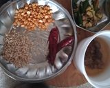 A picture of step 1 of Tamarind rice /pulihora.
