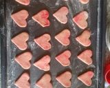 A picture of step 5 of Sweet Heart Biscuits.