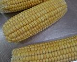 A picture of step 1 of Makke ke Bade (Corn Fritters).