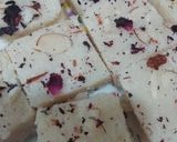 A picture of step 8 of Coconut Burfi.