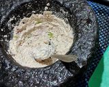 A picture of step 3 of Walnut chutney.