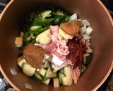 A picture of step 1 of Easy Dwenjang Jjigae (Korean Miso Stew) for 2.