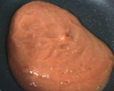 A picture of step 3 of Tomato halwa.