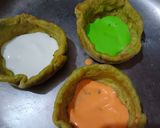 तिरंगे दही वड़े (Tirange Dahi vade recipe in hindi) रेसिपी चरण 4 फोटो